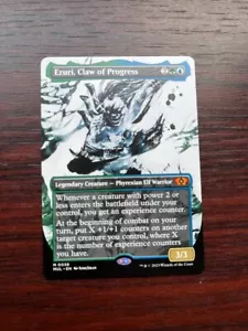 1x BORDERLESS EZURI, CLAW OF PROGRESS - Commander MTG Magic the Gathering - Picture 1 of 1