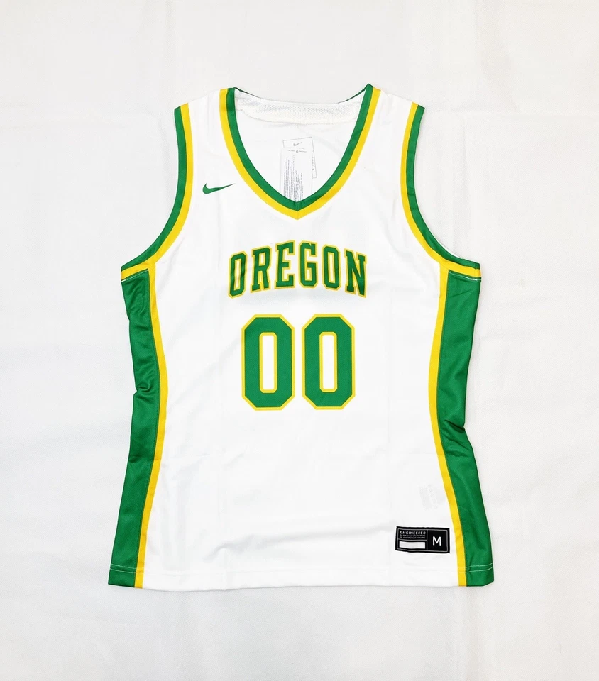 Nike Oregon Ducks Digital Dri-FIT Hyperelite Quick Jersey Women's M White DN5422