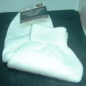 DIABETIKERSOCKEN LOCKERE PASSFORM OBERTEIL GRÖSSE 10-13 80 % BAUMWOLLE 20 % POLY DIABETISCHE ÖDEME ZIRK. - Bild 1 von 4