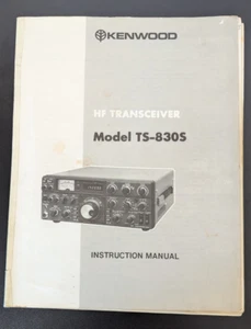 Kenwood TS-830S HF Transceiver Instruction Manual ORIGINAL - Zdjęcie 1 z 15