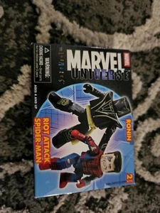 Ronin & Riot Attack Spiderman Marvel Universe Minimates 2006 Art Asylum 06 Nuevo - Imagen 1 de 2
