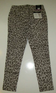 NINE WEST Gramercy Skinny Ankle Jeans Black Green Camo Bengal 4 6 8 10 12 14 16 - Picture 1 of 8