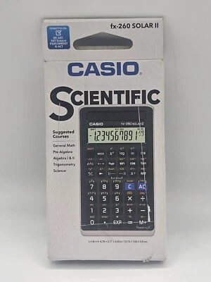 Casio FX-260 Solar II Scientific Calculator NEW Sealed - Image 1 of 2