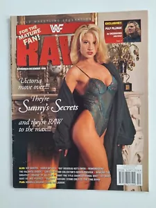 1996 WWF Raw Magazine November / December with Poster VGC Sunny Shawn Michaels - Picture 1 of 3