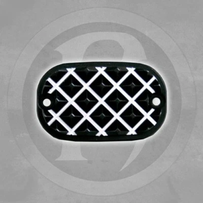 Black Diamond Rear  Brake Master Cylinder Cover USA Made Harley Softail 2000-10 - Image 1 of 4