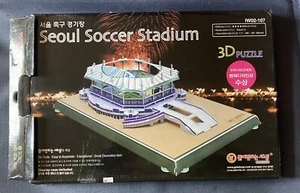 3D Puzzle Seoul Soccer Stadium 63 Pieces Scholas 2007 Pop Out World - Picture 1 of 7