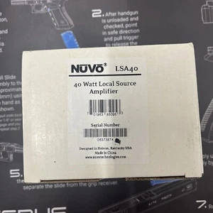 Nuvo LSA40 40 Watt Local Source Amplifier w/ Power Supply - Picture 1 of 1