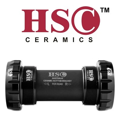 FSA MegaExo BSA English Thread Bottom Bracket Ceramic Bearing-Black-HSC Ceramics - Image 1 of 4
