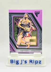 2022-23 Panini Flux Purple Parallel Anthony Edwards - Picture 1 of 2