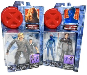 Marvel X-Men Legends Action Figure Set Of 2 Sabretooth And Mystique Toybiz - Picture 1 of 14