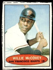 1971 BAZOOKA WILLIE MCCOVEY NNO GOOD BASEBALL SAN FRANCISCO GIANTS