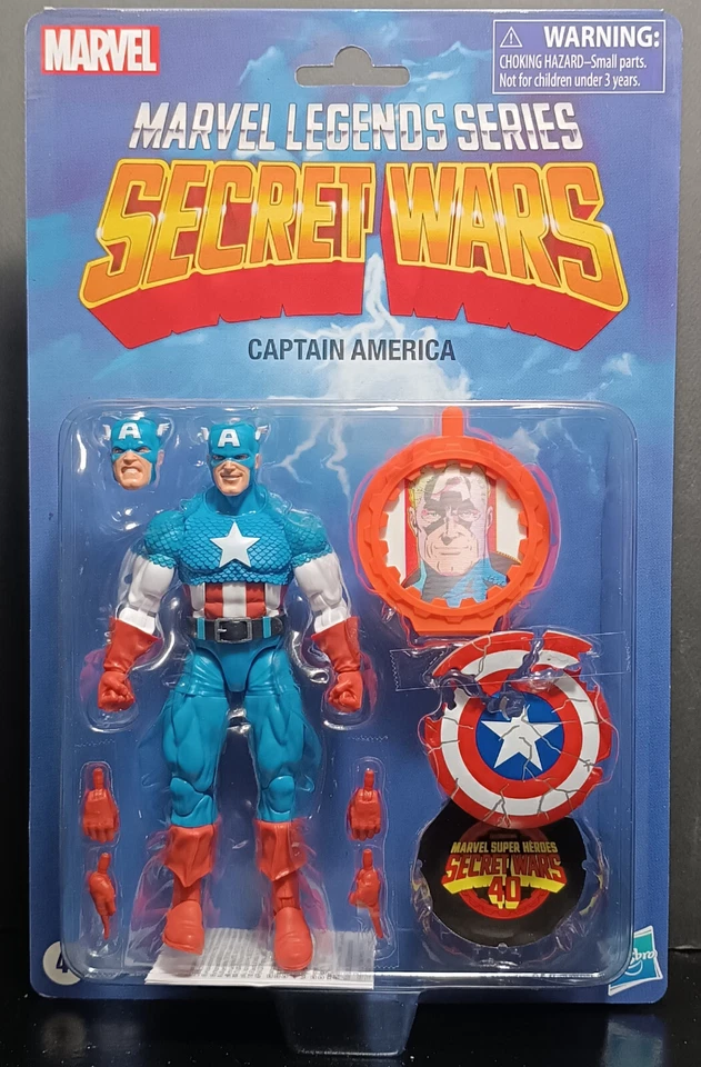 Hasbro Marvel Legends Secret Wars CAPTAIN AMERICA Retro 6" Figure