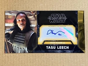 2017 Star Wars Force Awakens YAYAN RUHIAN as TASU LEECH Widevision Auto /25 - Picture 1 of 2