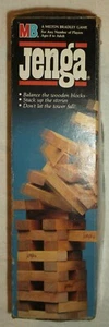 MILTON BRADLEY JENGA VINTAGE GAME PRE-OWNED 51 BLOCKS GAME OF SKILL MB TOWER - Picture 1 of 5