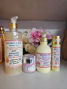 Golden Face Beauty latte, siero, crema viso e bagno doccia - Foto 1 di 2