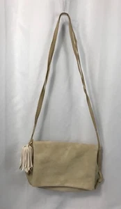 Who What Wear Handbag Purse Fold Over Faux Suede Crossbody  - Picture 1 of 8