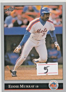 1992 Leaf Eddie Murray #396 HOF