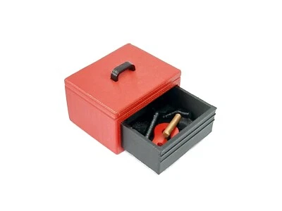 Caja de herramientas PrintFully3D escala 1/10 impresa en 3D accesorios sobre orugas prueba Foto 1 de 4