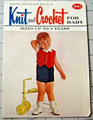KNIT AND CROCHET FOR BABY by American Thread Up to 2 Years  - Image 1 of 2