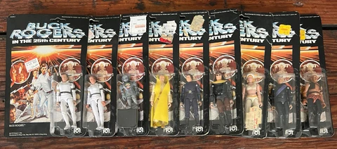 Vintage 1979 Mego 4” Action Figures - Buck Rogers in the 25th Century - Set of 9 Cover