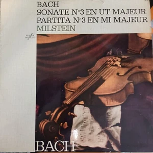 CAPITOL P 3027 *FRENCH RAINBOW RIM* BACH SNTA #3 PARTITA #3 *NATHAN MILSTEIN* EX - Picture 1 of 6