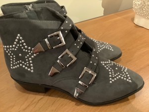 primark grey boots