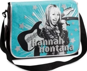 HANNAH Montana Messenger Bag NWT 15"x11" Large Book Bag Backpack NeW Miley Cyrus - Picture 1 of 3