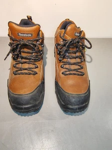 Reebok Tiahawk Industrial Work Boot Size Brown Met Guard Work Boots ~MEN'S 10.5M - Picture 1 of 17