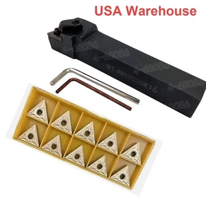 1pc MTJNR2020K16 20x125mm Lathe Turning Tool external Holder + 10pcs TNMG160404 - Picture 1 of 5