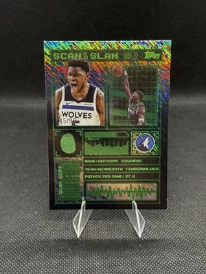 💥/99!💥2025-26 Topps ANTHONY EDWARDS #SS-9 Black Friday Scan & Slam Foto 1 de 4