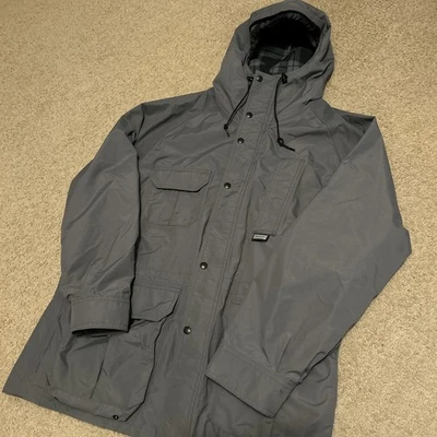 Chaqueta Abrigo Exterior GoreTex Gris Nailon Remington De Colección Hecha en EE. UU. Para Hombres Grande Foto 1 de 4