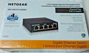 Netgear GS305-300PAS 5-Port Gigabit Ethernet Unmanaged Switch SEALED B2 - Picture 1 of 5