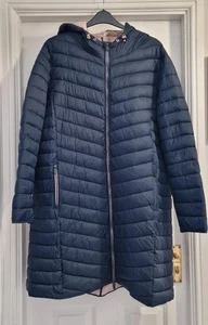 Fat Face Louisa Navy Blue Puffer Coat Size 20 - Picture 1 of 5