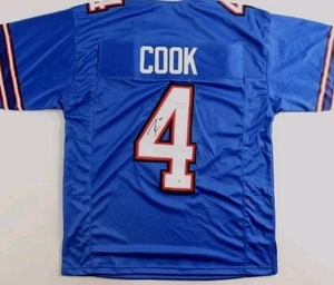 James Cook Signed Custom Jersey (JSA)Buffalo Bills - Picture 1 of 4