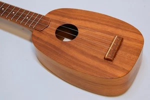 (VINTAGE) Kamaka Soprano Pine WhiteLabel Ukulele Manufactured in 1972 from Japan - Picture 1 of 11