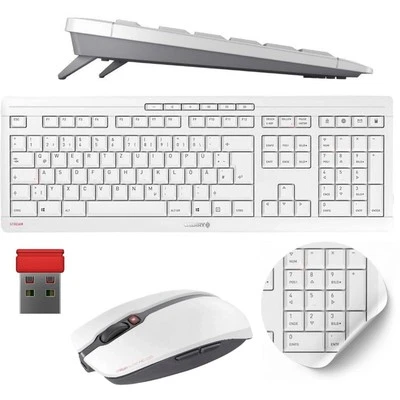 Cherry Stream Desktop Kabellose Tastatur + Maus Set – QWERTZ Layout - Bild 1 von 4
