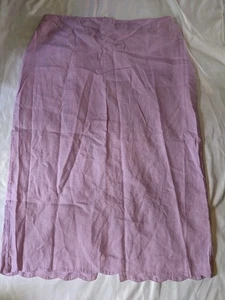 Maxi Falda Forrada Colección Lino Abercrombie & Fitch Talla XLT Lino Lila - Imagen 1 de 24
