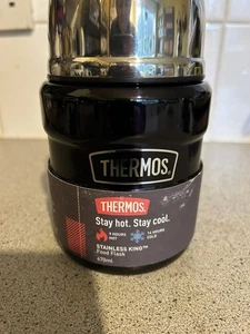 Thermos Food Flask Food Container  King Sleek Multi Purpose Flask 470ml BNWT £30 - Picture 1 of 18