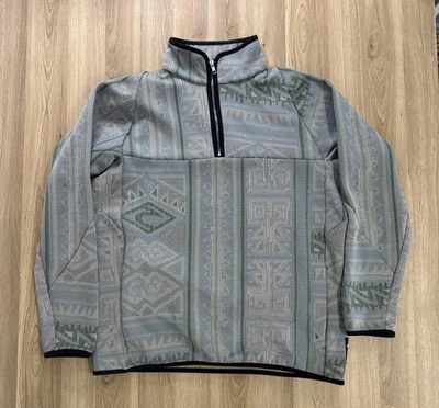 Sudadera con Capucha Rip Curl x BYBORRE CREMALLERA CREW Grande 067MFL Verde Precio de venta sugerido por el fabricante $229.99 Foto 1 de 4
