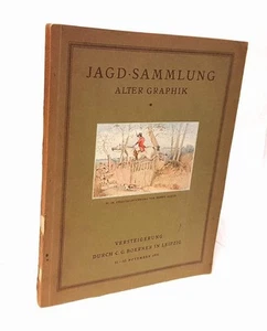 1921 C. G. Boerner, Leipzig: Auktionskatalog JAGD Katalog Versteigerung Kunst - Imagen 1 de 1