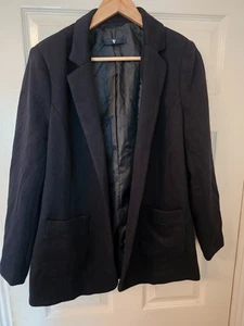 Very Black Open Blazer Womens Size 16 Formal Casual Wear - Picture 1 of 5