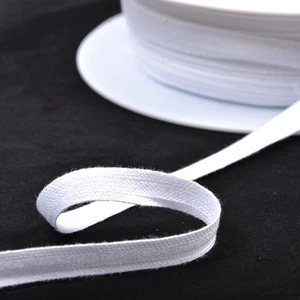 Braid Flat Cotton 510050 5 MM A02 White - Picture 1 of 1