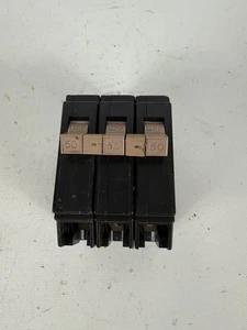 Cutler Hammer CH350, 3 Pole, 50 Amp Circuit Breaker Plug-On, CH, 50A Tested - Picture 1 of 10