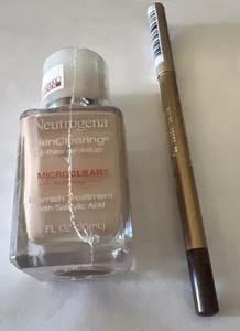 Neutrogena SkinClearing Oil-Free Acne 1 Fl Oz 020 Natural Ivory SEALED + GIFT - Picture 1 of 5