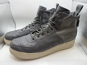 Size 11 Nike SF Air Force 1 Mid Dark Grey 2017 Release Military Inspired - Picture 1 of 14