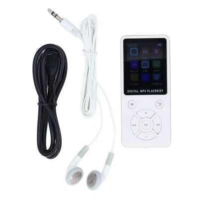 White 64GB MP3 MP4 Player With 5.0 1.8 Inch Screen Portable HiFi Music - Image 1 of 4