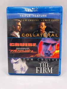 Tom Cruise Triple Feature Collateral Days of Thunder The Firm Blu-ray PLS READ - Foto 1 di 9