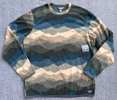 NWT EDDIE BAUER Evergreen Fast Fleece Crew Neck Sweater - Men Sz TL Tall Large - Image 1 of 4