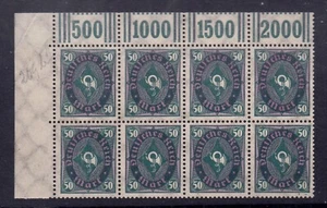 EBS Germany 1922 - Posthorn - Michel 209 W b OR - 3’7’3 & 2’9’2 - MNH** cv $257 - Picture 1 of 1