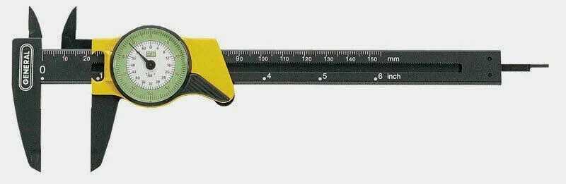 General Tools DIAL CALIPER 142 Inside Outside Depth Step Measurements 6" NEW!! - Image 1 of 1